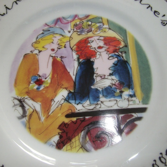 Mines Bigger Anne Ormsby House Prill Dessert Plate - Picture 7 of 7